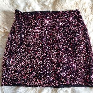 BNWT Lulu's Pink Sequin Mini L